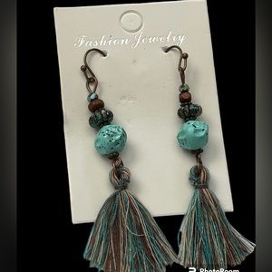 Boho dangle style earrings